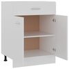 vidaXL Schubunterschrank Lyon Wei&szlig; 60x46x81,5 cm Holzwerkstoff