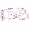 vidaXL Couchtisch Artisan-Eiche 90 x 49 x 45 cm Holzwerkstoff