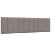 vidaXL Kopfteil-Kissen "Hanko" Taupe 180 cm Stoff
