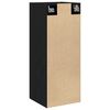 vidaXL Wandschrank Schwarze Eiche 34,5 x 34 x 90 cm Holzwerkstoff