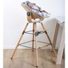 CHILDHOME Hochstuhl-Sitz Evolu Newborn Holz Natur Anthrazit