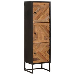 vidaXL Highboard 35 x 30 x 120 cm Massiv Holz und engineered Wood