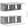 vidaXL TV-Schrankset 4 pcs Beton Grau Holzwerkstoff