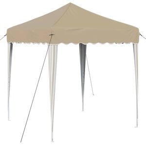 vidaXL Pop-up Partyzelt Creme 195 x 195 x 245 cm Oxford-Stoff