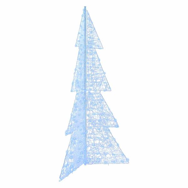 vidaXL Weihnachtsbaum mit 240 LEDs Kaltwei&szlig; 180 cm Acryl