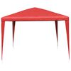 vidaXL Party-Zelt Rot 400 x 300 x 255 cm PE und Stahl