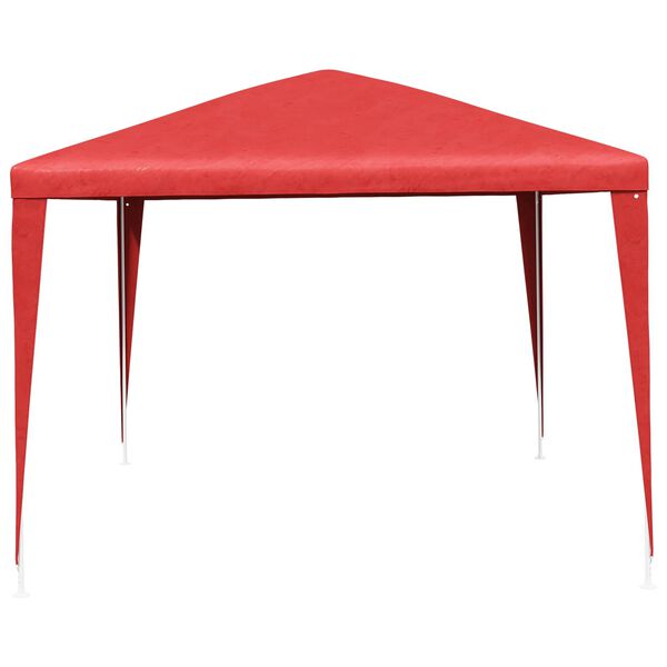 vidaXL Party-Zelt Rot 400 x 300 x 255 cm PE und Stahl