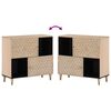 vidaXL Beistellschrank 80x33x75 cm Massivholz Mango