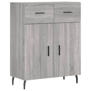 vidaXL Sideboard Grau Sonoma 69,5x34x90 cm Holzwerkstoff