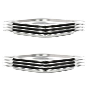 vidaXL Gastronormbeh&auml;lter 8 Stk. GN 1/2 20 mm Edelstahl