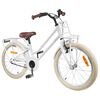 vidaXL Kinderfahrrad 18 Zoll f&uuml;r 5-7 Jahre alt Wei&szlig;