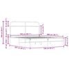 vidaXL Bettgestell ohne Matratze 150x200 cm R&auml;uchereiche Holzwerkstoff