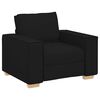 vidaXL Sofa Stuhl Schwarz 60 cm Stoff