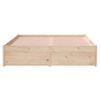 vidaXL Massivholzbett ohne Matratze 120x200 cm