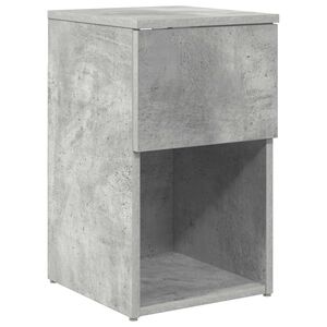 vidaXL Bettschrank Betongrau 29 x 31,5 x 49 cm Holzwerkstoff