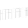 vidaXL Gartenzaun-Paneel 24 pcs Verzinkter Stahl Silber
