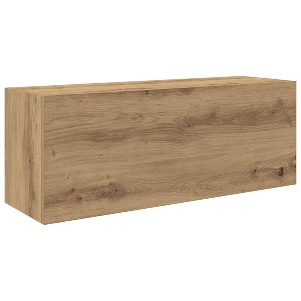 vidaXL Bad-Wandschrank Artisan-Eiche 80x25x30 cm Holzwerkstoff