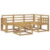 vidaXL Outdoor-Sofagarnitur 5 pcs Wei&szlig; 59 x 59 x 37 cm