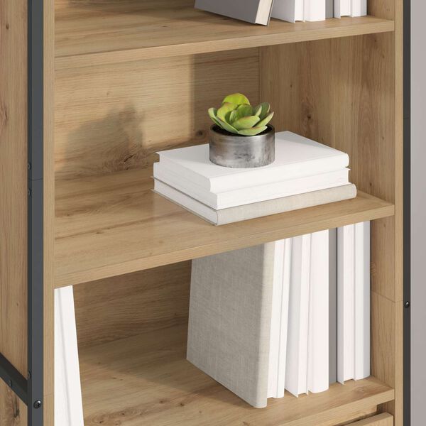 vidaXL Hohe Schr&auml;nke 2 pcs Kunsthandwerk Eiche 60 x 36 x 200 cm