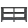 vidaXL Werkbank Grau 142,5x50x80 cm Massivholz Kiefer
