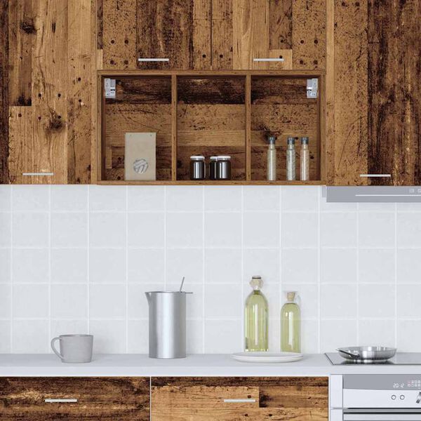 vidaXL H&auml;ngeschrank Altholz 40 x 29,5 x 80 cm Holzwerkstoff