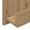 vidaXL Magazinregal Artisan-Eiche 43 x 11 x 102 cm Holzwerkstoff