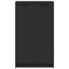 vidaXL Schuhschrank Schwarz 59x35x100 cm Holzwerkstoff