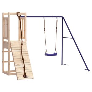 vidaXL Spielturm Massivholz Kiefer