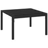 vidaXL Gartenhocker mit Sandfarbigen Kissen 2 Stk. 60x60x35 cm Stahl
