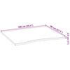 vidaXL Schreibtischplatte Unbehandelt 100x80x2,5 cm Massivholz Eiche