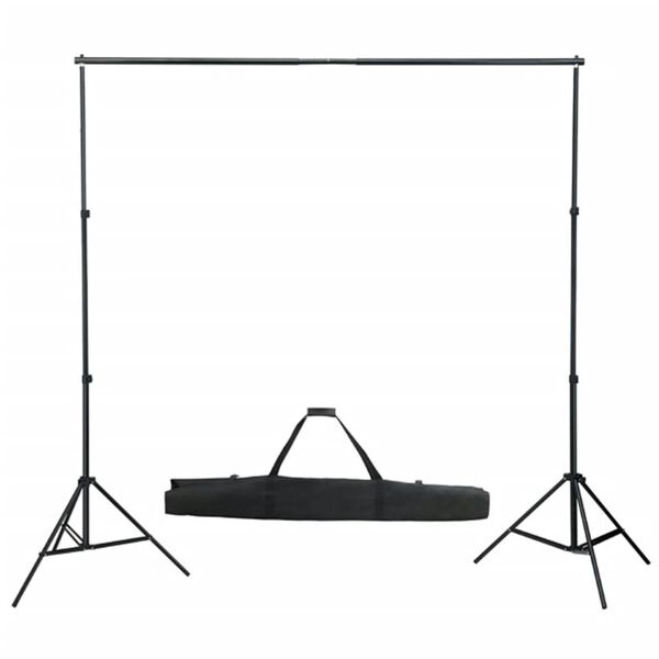 vidaXL Fotostudio-Set mit Softbox-Leuchten, Hintergrund und Reflektor