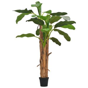 vidaXL K&uuml;nstlicher Bananenbaum mit Topf 250 cm Gr&uuml;n