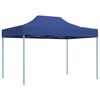 vidaXL Profi-Partyzelt Faltbar 3x4 m Stahl Blau