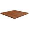 vidaXL Tischplatte Quadratisch Dunkelbraun 70x70x2,5cm Eiche Behandelt