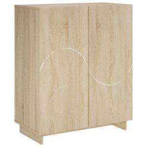 vidaXL Schuhschrank 73 x 38 x 87,5 cm Holzwerkstoff Sonoma-Eiche