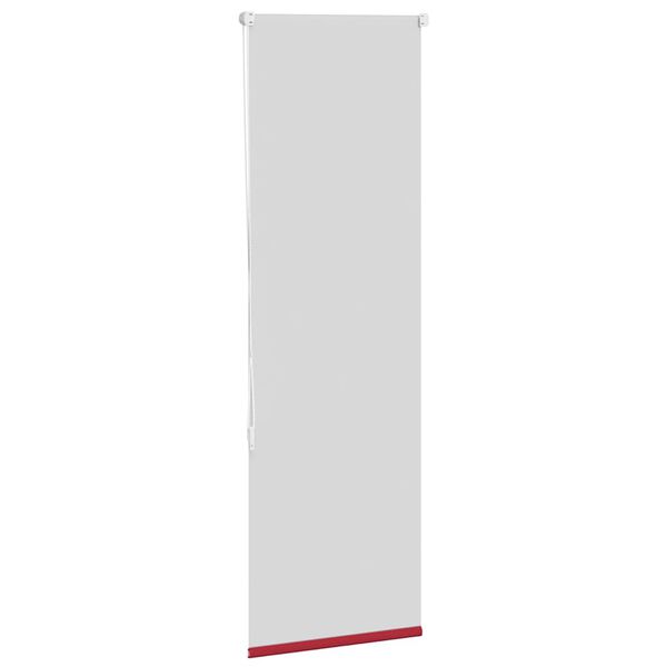 vidaXL Verdunkelungsrollo Rot 45x150 cm Stoffbreite 40,7 cm Polyester