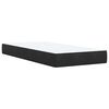vidaXL Boxspringbett mit Matratze Schwarz 100x200 cm Samt