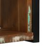 vidaXL Wandwürfel mit Regal Braun 55 x 35 x 40 cm Massivholz Altholz
