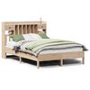 vidaXL Massivholzbett mit Regal ohne Matratze 160x200 cm Kiefer