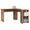 vidaXL Eck-Schreibtisch Altholz 140 x 113,5 x 75 cm Holzwerkstoff