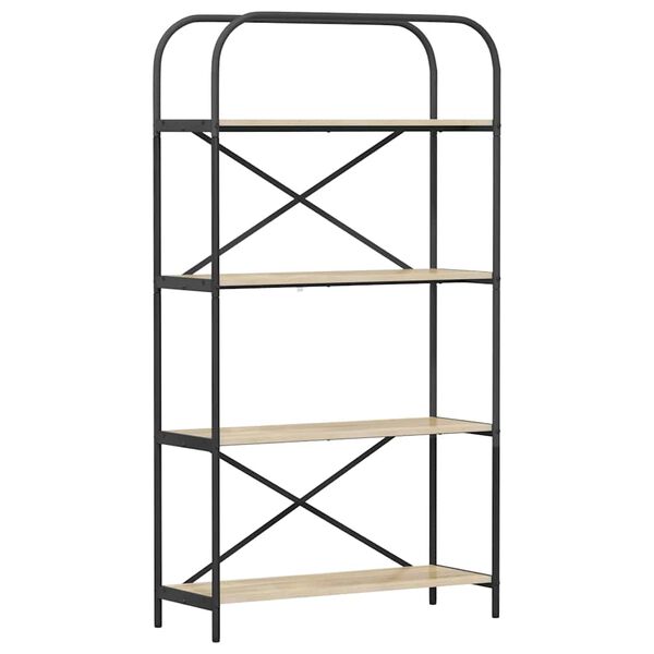 vidaXL B&uuml;cherregal Sonoma-Eiche 80 x 30 x 146 cm Holzwerkstoff