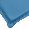 vidaXL Niedriglehner-Auflagen 2 Stk. Melange Blau 100x50x4 cm Stoff