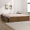 vidaXL Bett mit Schubladen Honigbraun 120x200 cm