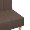 vidaXL Schlafsofa 2-Sitzer Taupe Stoff