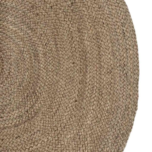 vidaXL Bereichsteppiche Oval Grau 122 x 183 cm Jute