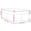 vidaXL Boxspringbett mit Matratze Hellgrau 120x200 cm Stoff