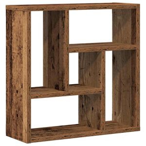 vidaXL Wandregal Altholz-Optik 45x16x45 cm Holzwerkstoff