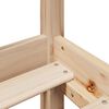 vidaXL Massivholzbett ohne Matratze 75x190 cm Kiefernholz
