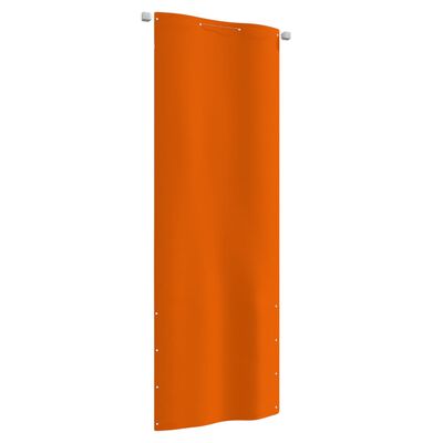 vidaXL Balkon-Sichtschutz Orange 80x240 cm Oxford-Gewebe