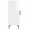 vidaXL Sideboard Hochglanz-Weiß 34,5x34x90 cm Holzwerkstoff